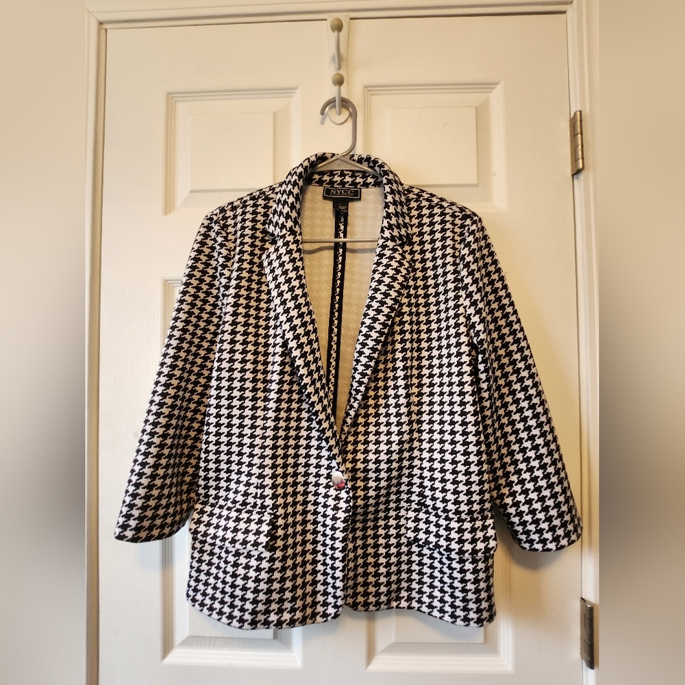 Houndstooth Jacket size Large